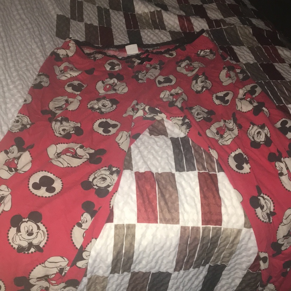 Mickey Mouse pajama bottoms